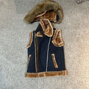 Fashion Nova Mens Faux Fur Vest